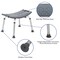 Flash Furniture 21-1/2" L, Plastic, Gray Bath & Shower Chair DC-HY3410L-GRY-GG - alternate 6